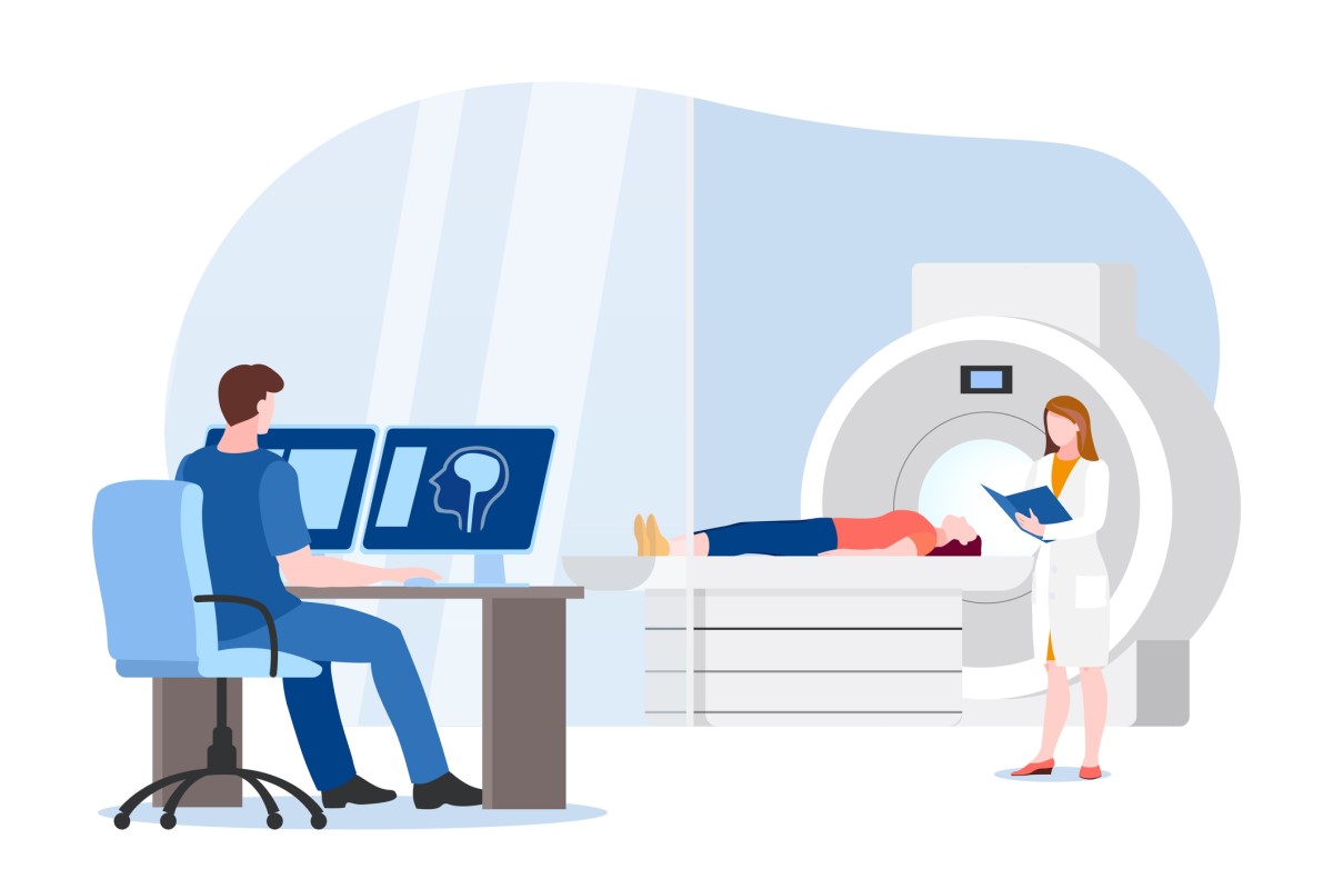 CT- tai MRI-laite - tietokonetomografia- ja magneettikuvauslaitteet